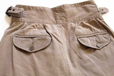 画像4: 80s BANANA REPUBLICバナナリパブリック コットン グルカショーツ ショートパンツ カーキ 30 (4)