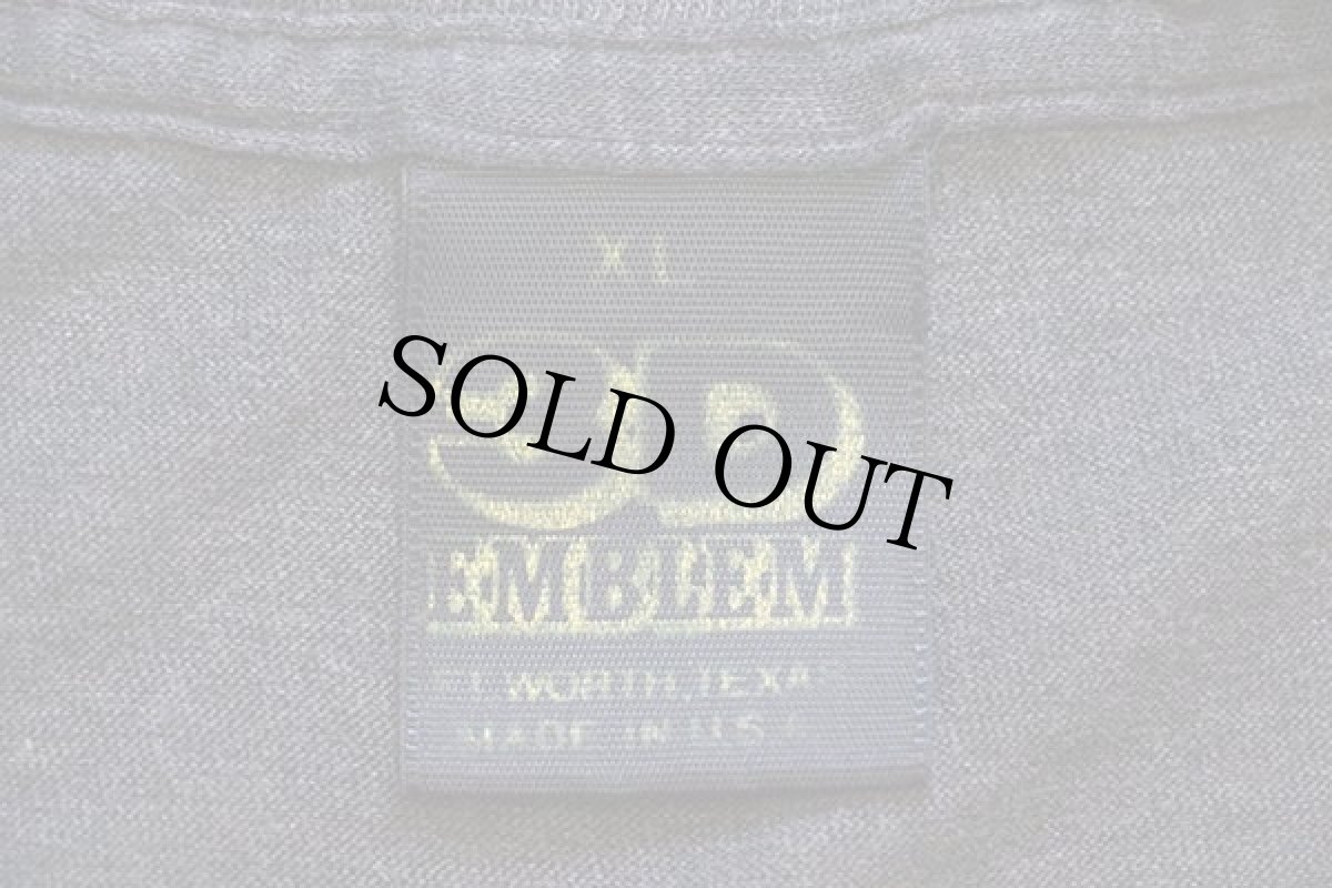 画像4: 80s USA製 HARLEY-DAVIDSON ハーレー ダビッドソン 3D EMBLEM FORGED SOULS 両面プリント Tシャツ チャコールグレー (4)