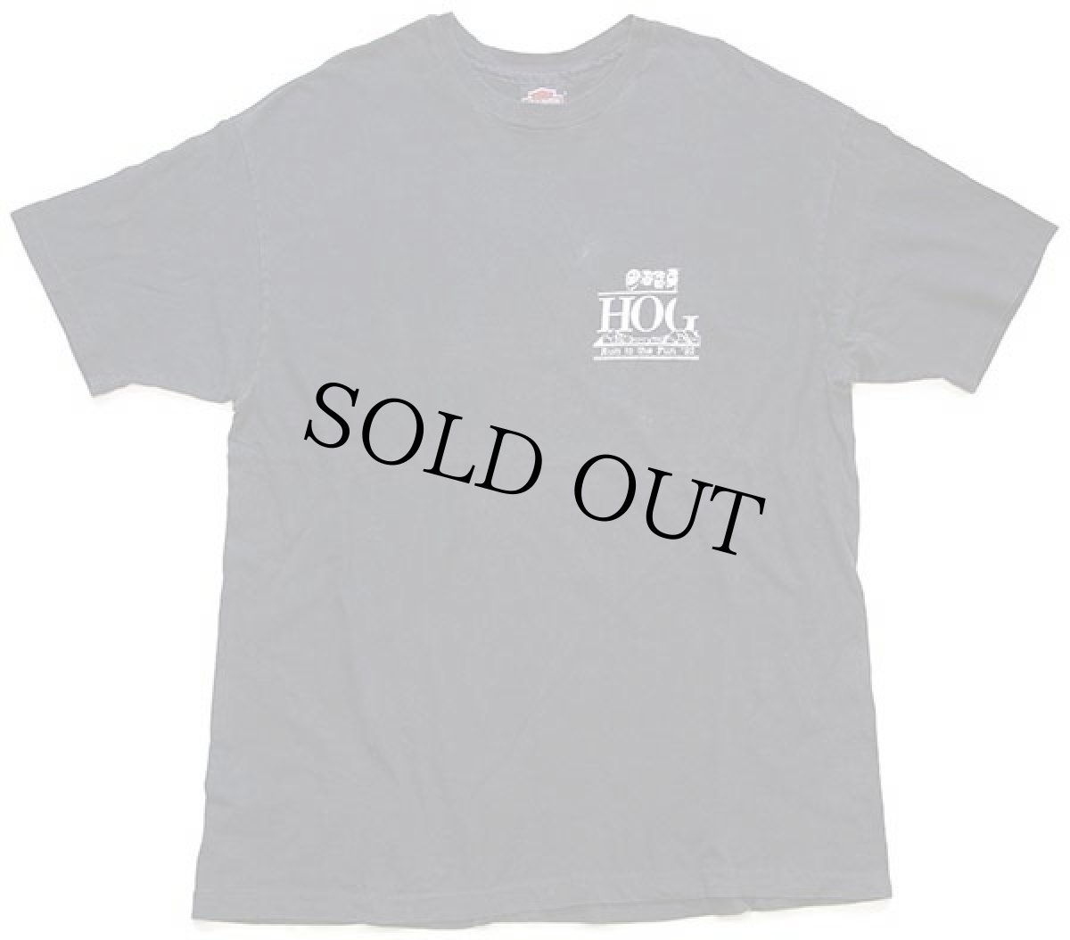 画像2: 90s USA製 Hanes HARLEY-DAVIDSON ハーレー ダビッドソン Run to the Fun '92 両面プリント コットンTシャツ 黒 フェード XL (2)