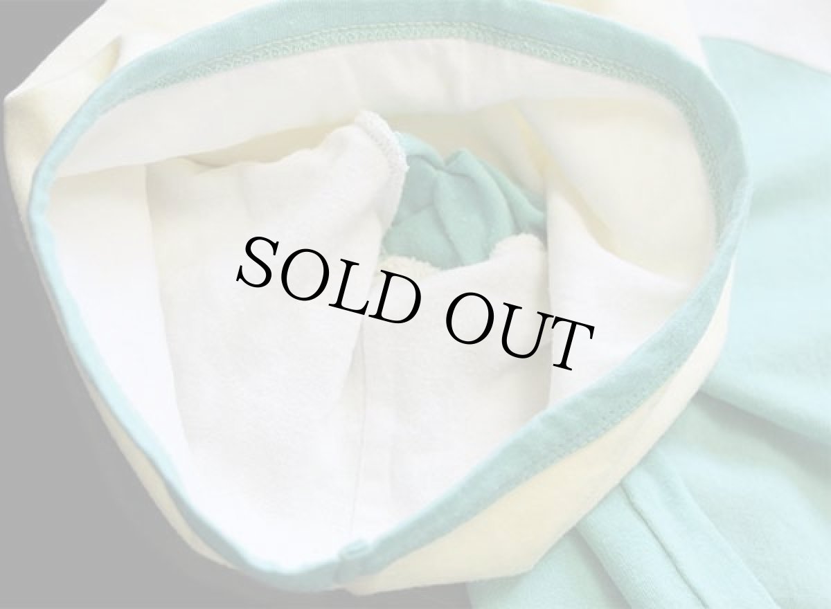 画像5: 70s フランス製 CHEMISE LACOSTE ラコステ マルチカラー 切り替え コットンTシャツ 4 (5)