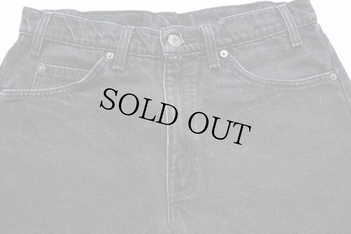 画像3: 90s メキシコ製 Levi'sリーバイス 550 ブラックデニム ショートパンツ w32★86 ショーツ (3)