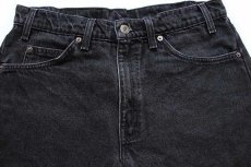 画像3: 90s メキシコ製 Levi'sリーバイス 550 ブラックデニム ショートパンツ w32★86 ショーツ (3)