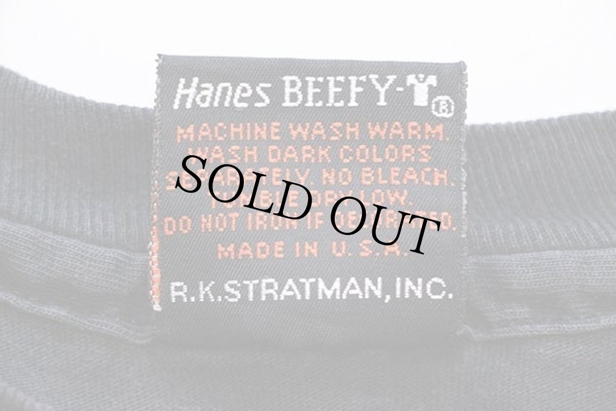 画像7: 90s USA製 Hanes HARLEY-DAVIDSON ハーレー ダビッドソン Run to the Fun '92 両面プリント コットンTシャツ 黒 フェード XL (7)