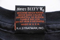 画像7: 90s USA製 Hanes HARLEY-DAVIDSON ハーレー ダビッドソン Run to the Fun '92 両面プリント コットンTシャツ 黒 フェード XL (7)