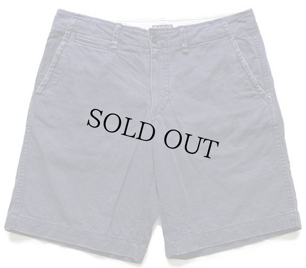 画像1: 00s POLO JEANSポロ ジーンズ ラルフローレン USED加工 コットン チノ ショートパンツ 紺 36★ショーツ (1)