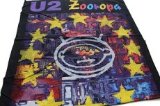 画像2: デッドストック★90s U2 Zooropa ズーロッパ バンダナ 黒★A (2)