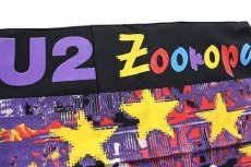 画像3: デッドストック★90s U2 Zooropa ズーロッパ バンダナ 黒 (3)