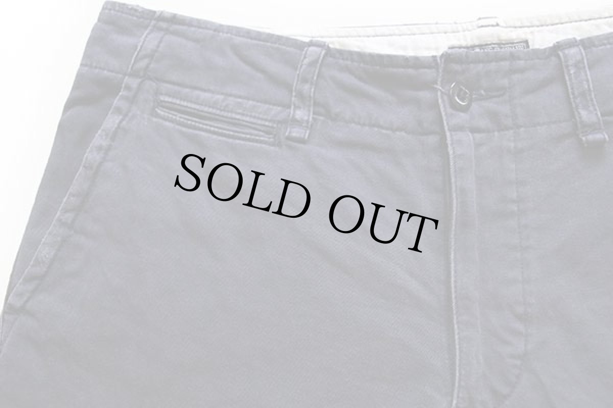 画像3: 00s POLO JEANSポロ ジーンズ ラルフローレン USED加工 コットン チノ ショートパンツ 紺 36★ショーツ (3)