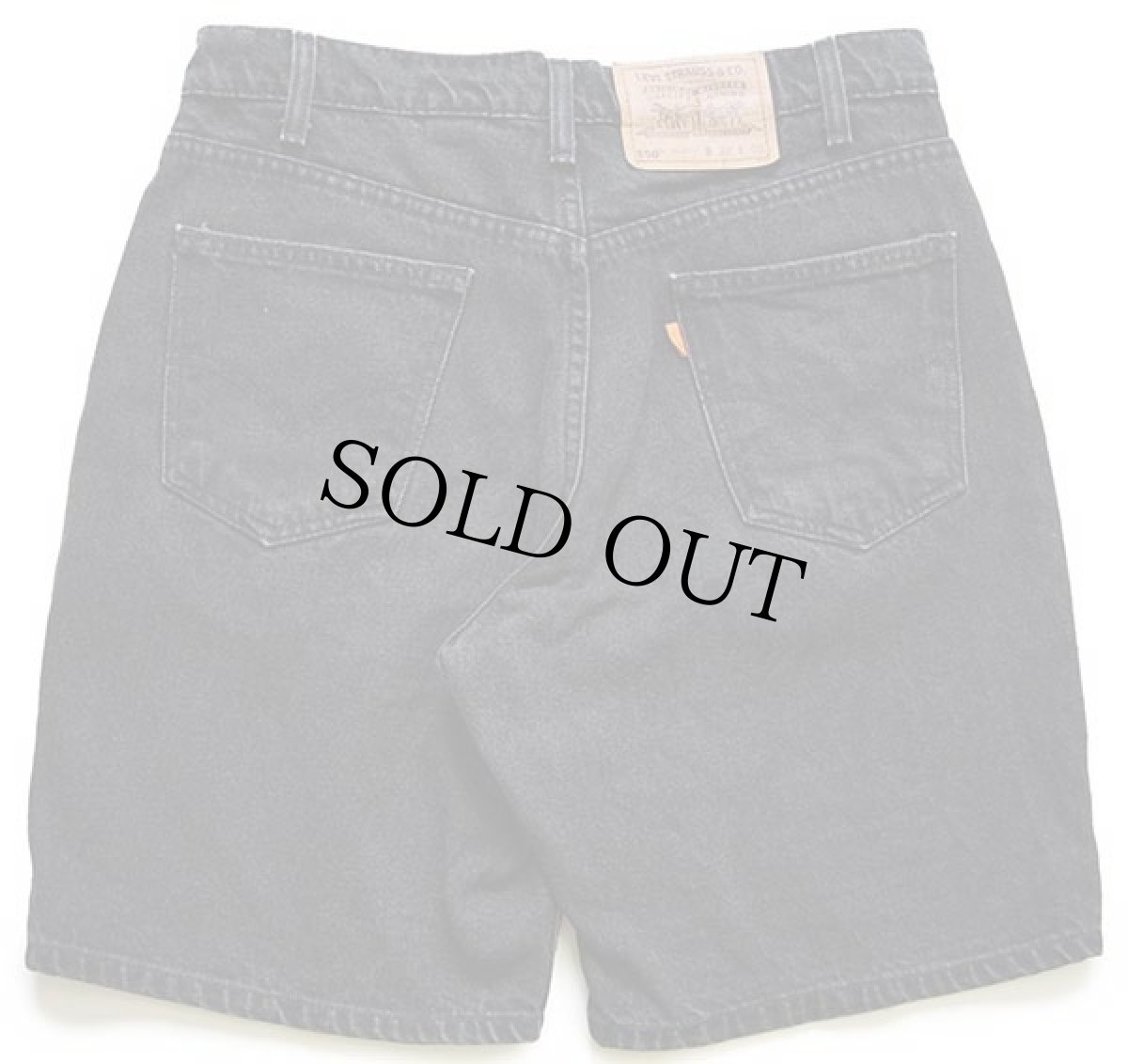 画像2: 90s メキシコ製 Levi'sリーバイス 550 ブラックデニム ショートパンツ w32★86 ショーツ (2)