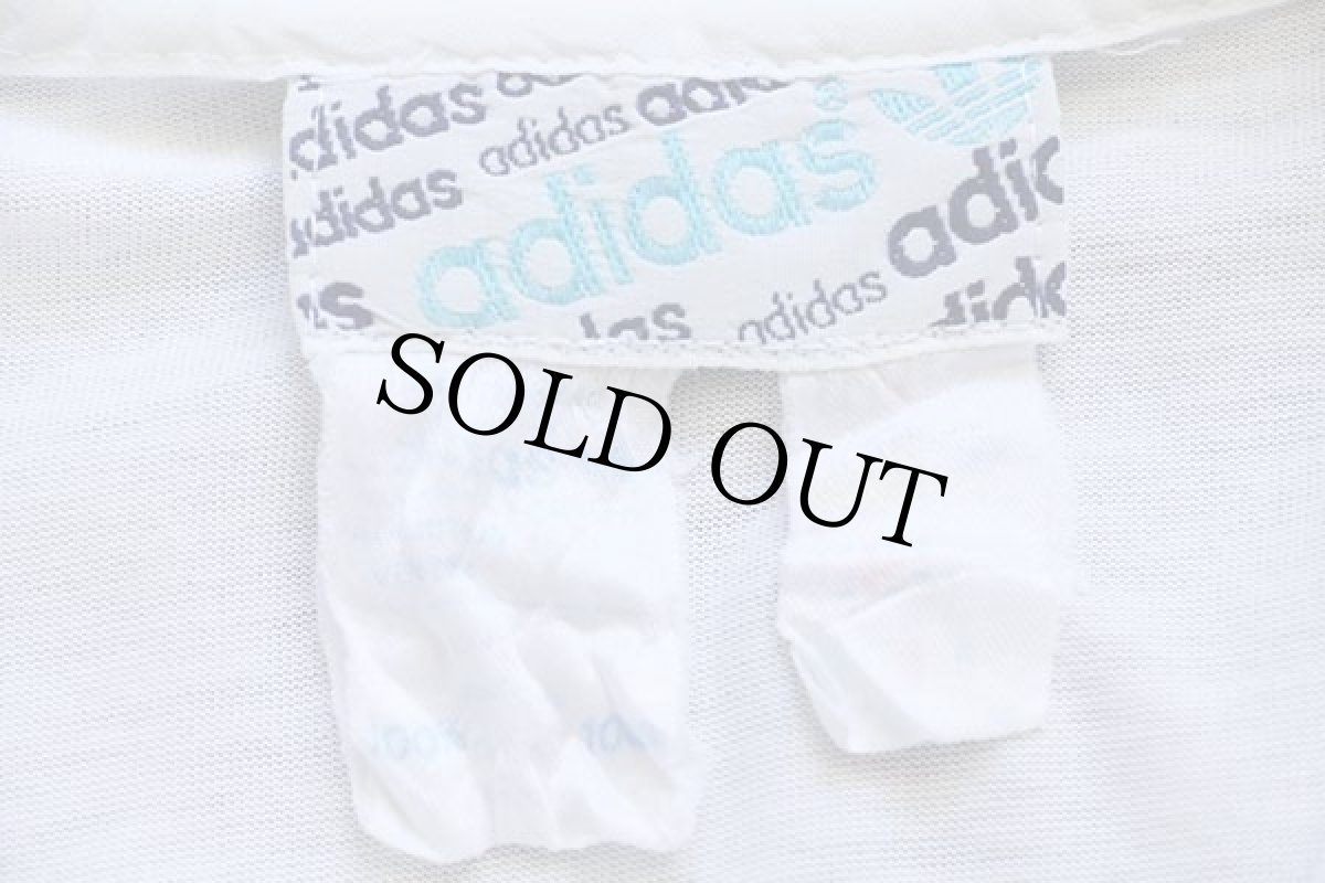 画像4: 70s adidasアディダス VENTEX トレフォイル ロゴ パッチ付き コットン ポロシャツ 白×薄黄 5 (4)