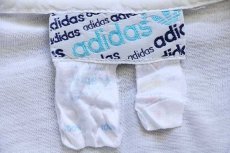 画像4: 70s adidasアディダス VENTEX トレフォイル ロゴ パッチ付き コットン ポロシャツ 白×薄黄 5 (4)