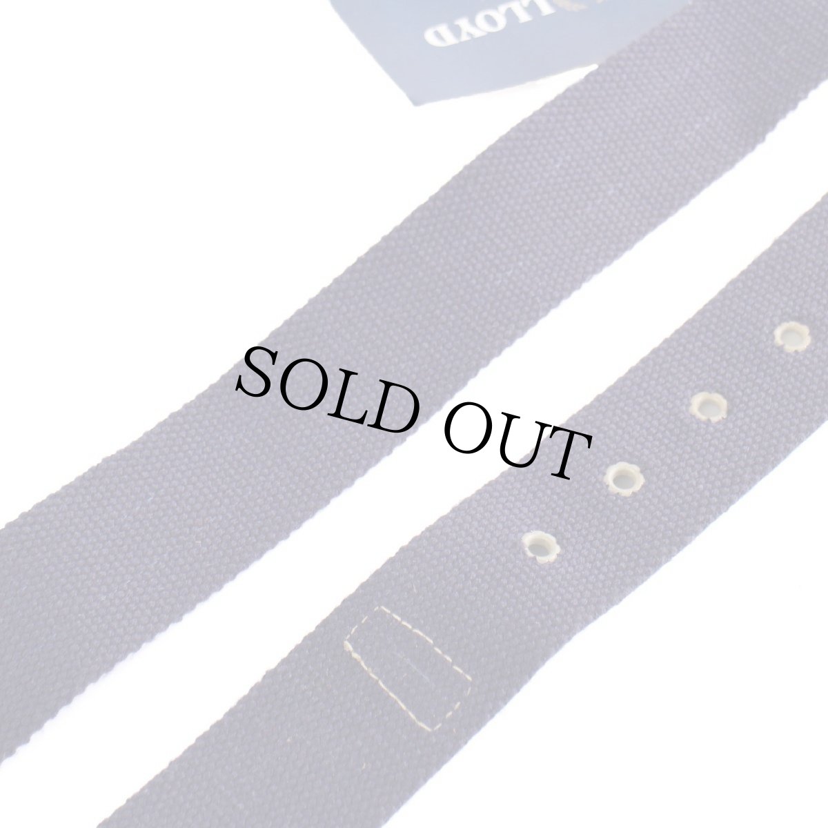 画像7: 未使用★HENRI LLOYDヘンリーロイド ライン入り コットン ベルト 紺 30★1474 (7)