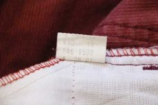 画像5: 70s Levi'sリーバイス 646 コーデュロイ ショートパンツ カスタム バーガンディ w30★ショーツ (5)