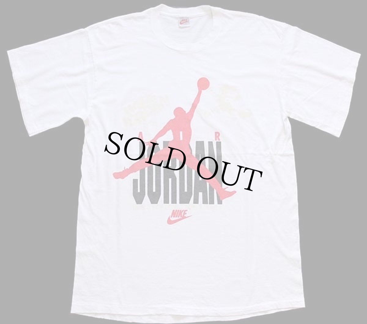 画像2: 90s USA製 NIKEナイキ AIR JORDAN エア ジョーダン×バッグスバニー コットンTシャツ 白 XXL (2)