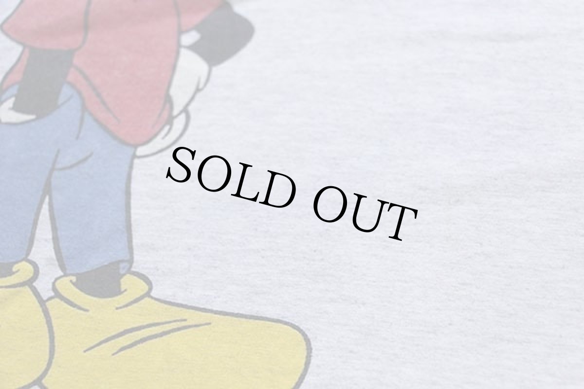 画像5: 90s USA製 Disneyディズニー ミッキー マウス コットン タンクトップ 杢ライトグレー (5)