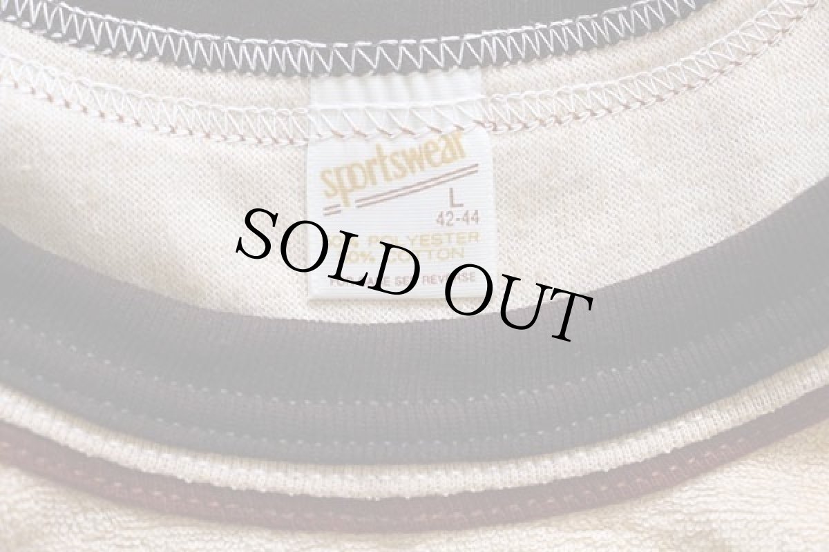 画像5: デッドストック★80s USA製 HAWAII サーフ パイル Tシャツ 薄茶 L (5)