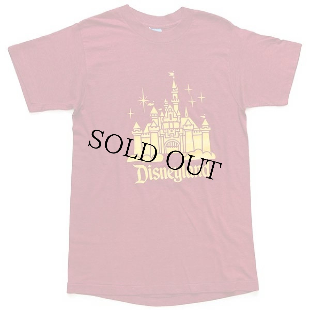 画像2: 80s USA製 Disneyディズニー Disneylandディズニーランド シンデレラ城 Tシャツ バーガンディ M (2)