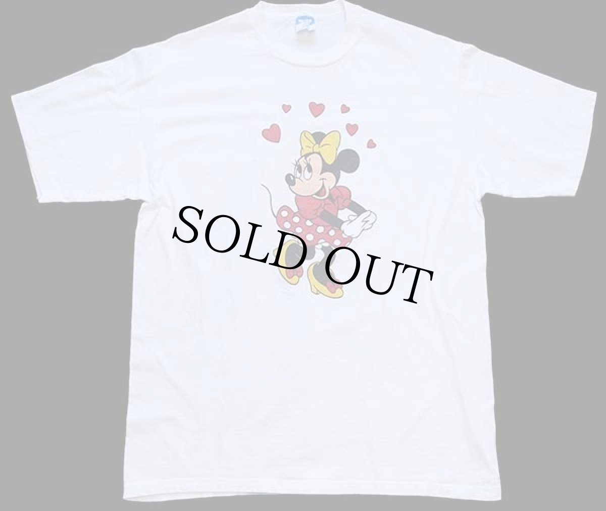 画像2: 80s USA製 Disneyディズニー ミニー マウス コットンTシャツ 白 (2)