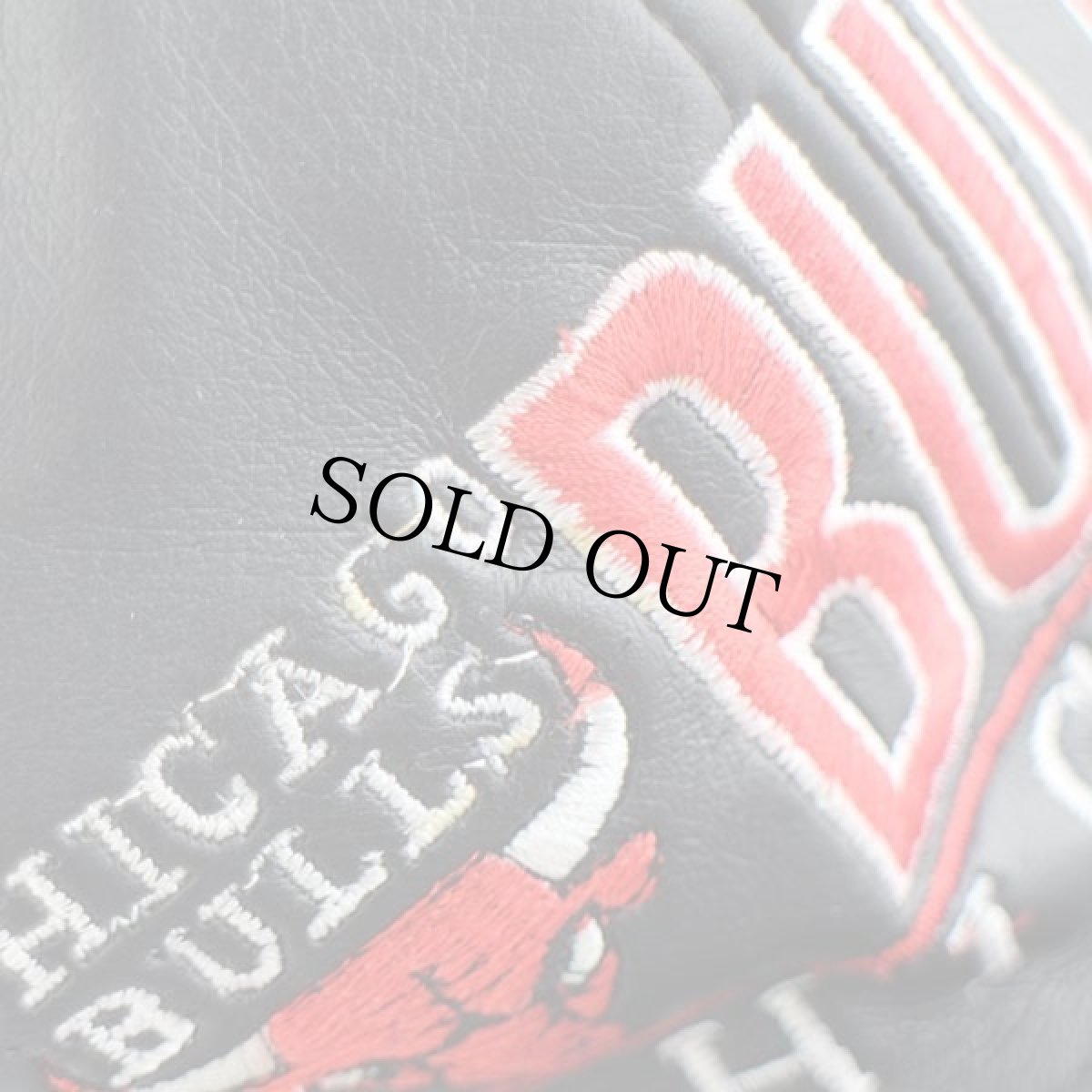 画像5: 90s NBA CHICAGO BULLS シカゴ ブルズ ロゴ刺繍 キャップ 黒 (5)