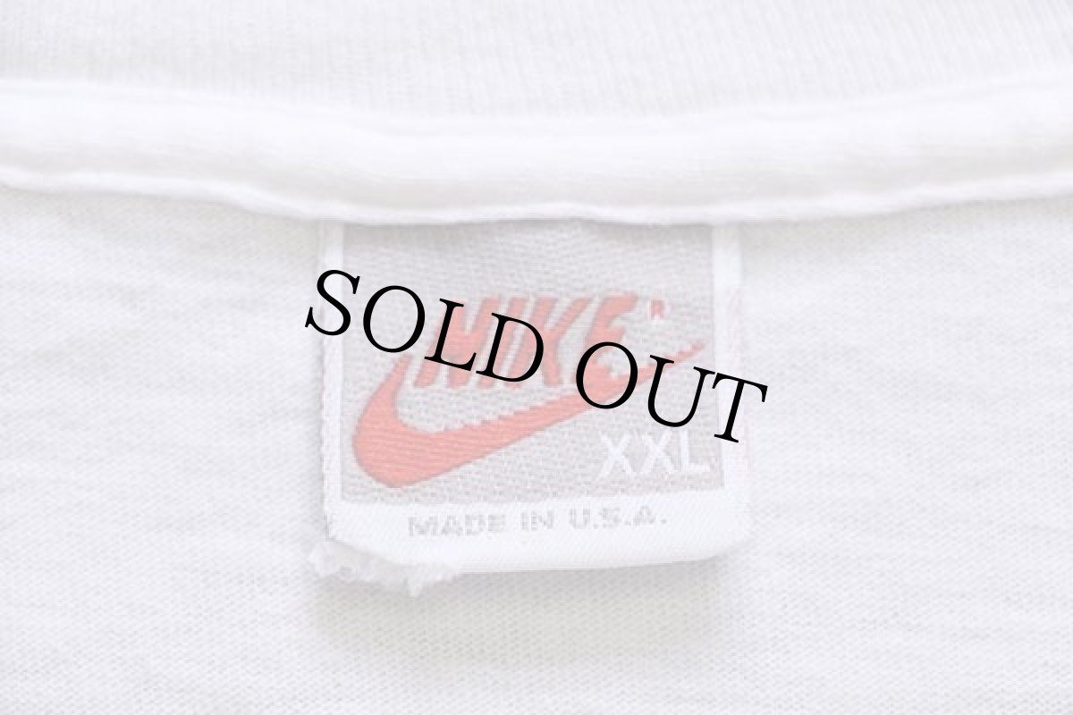 画像5: 90s USA製 NIKEナイキ AIR JORDAN エア ジョーダン×バッグスバニー コットンTシャツ 白 XXL (5)