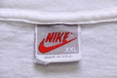 画像5: 90s USA製 NIKEナイキ AIR JORDAN エア ジョーダン×バッグスバニー コットンTシャツ 白 XXL (5)