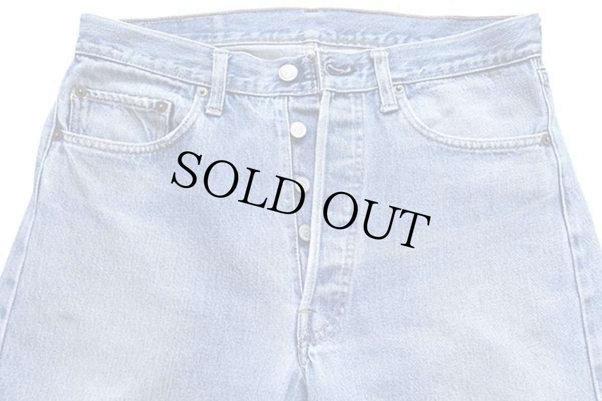 画像4: 70s USA製 Levi'sリーバイス 501 66後期 デニムパンツ w34 L32 (4)