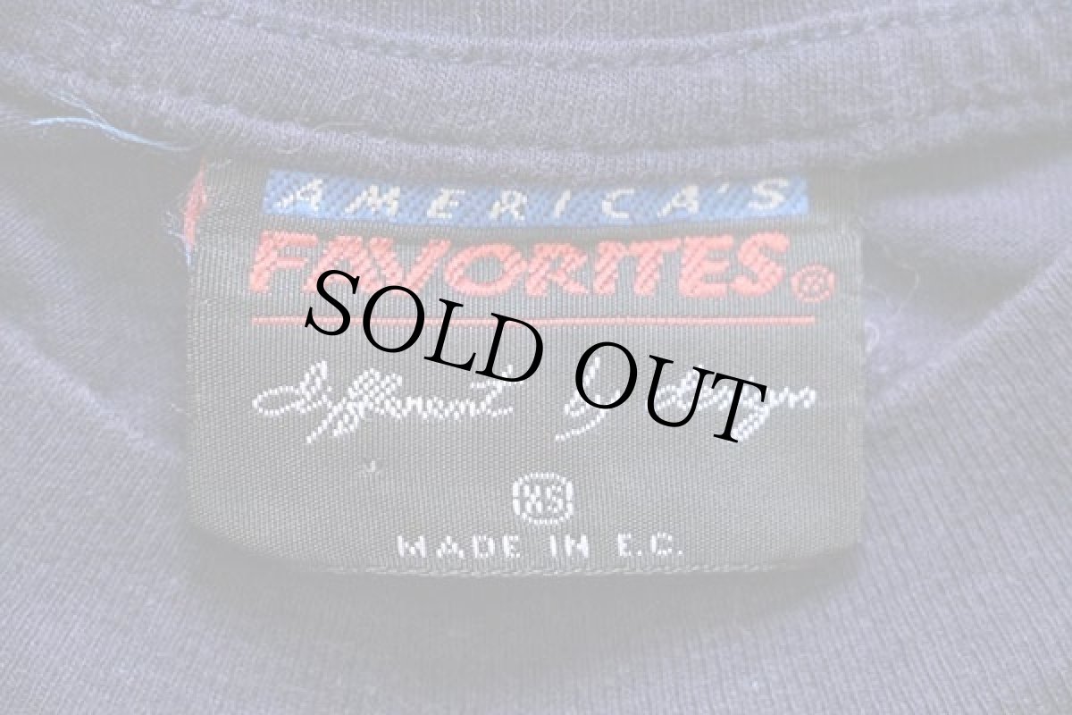 画像5: 90s WARNER BROS LOONEY TUNES タズマニアンデビル ダフィーダック ボクシング 両面プリント コットンTシャツ 紺 (5)