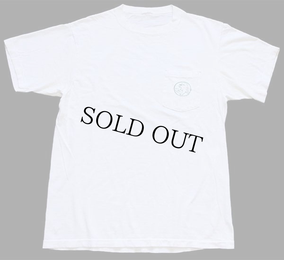 画像2: 80s Hobie SURF MONSTER EXPRESS コットン ポケットTシャツ 白 (2)