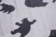 画像5: 90s カナダ製 Cabela'sカベラス クマ 総柄 染み込みプリント コットンTシャツ ボロ (5)