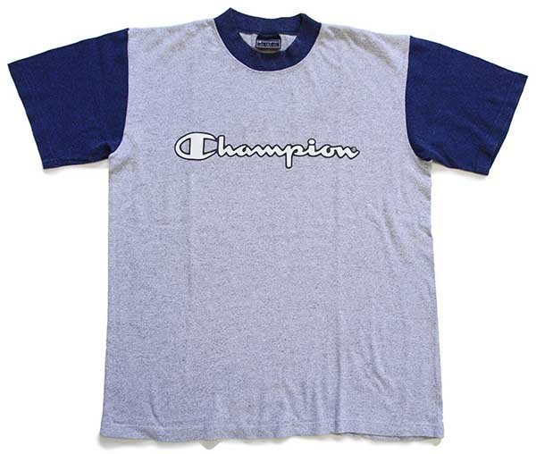 90s イタリア製 Championチャンピオン スクリプト ビッグロゴ