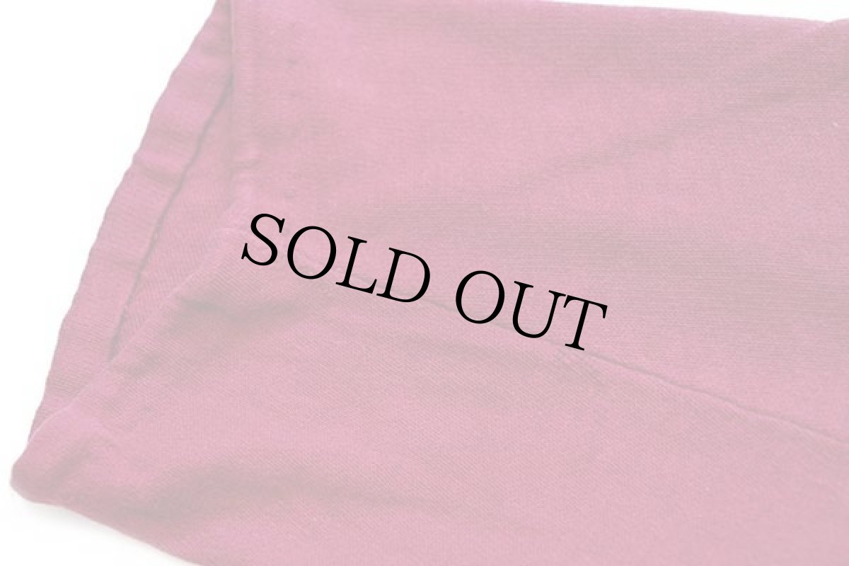 画像6: 70s USA製 ARTEX UNIVERSITY OF NEW MEXICO ひび割れプリント コットン フットボールTシャツ カスタム ワインレッド (6)