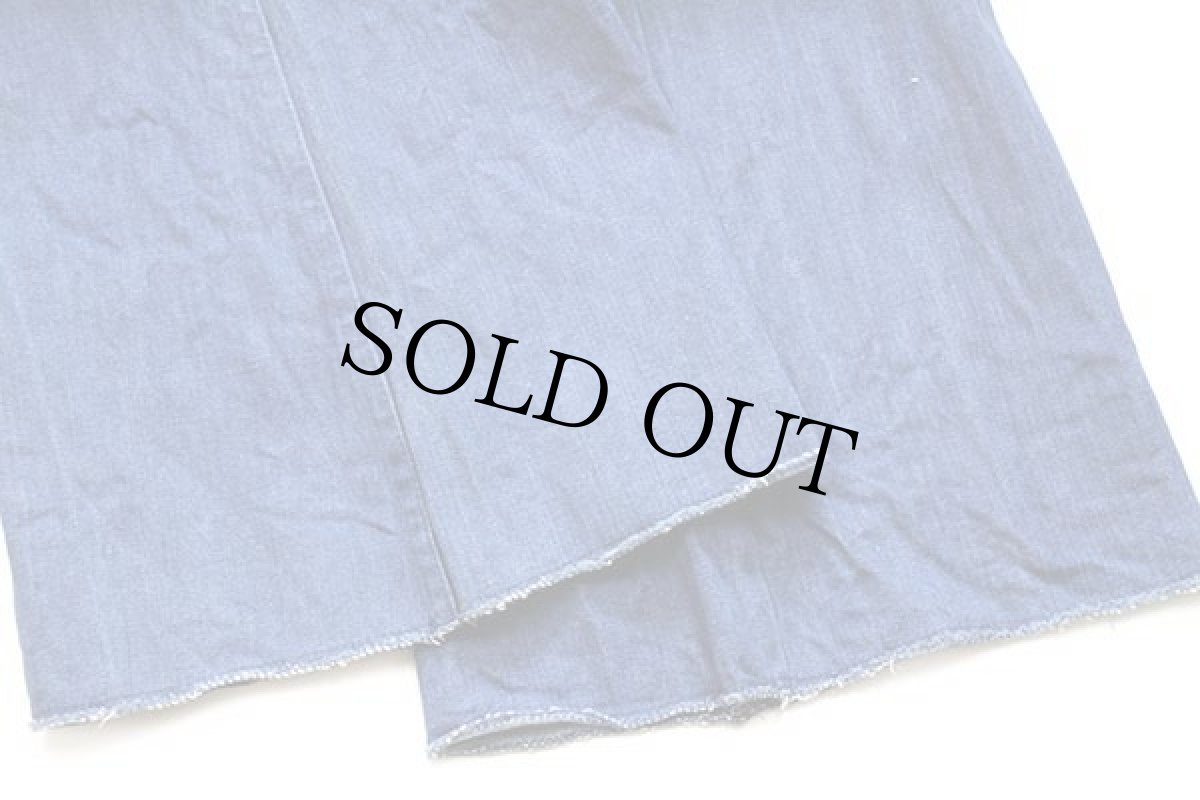 画像8: UNKNOWN ベルボトム デニムパンツ w40 L32★フレア (8)