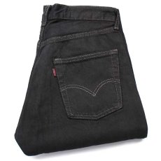 画像1: 90s スペイン製 Levi'sリーバイス 501 ダメージ ブラック デニムパンツ 後染め w29★SDP1507 ユーロ (1)