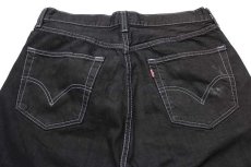 画像5: 00s トルコ製 Levi'sリーバイス 501 ブラック デニムパンツ 後染め w34 L32★SDP1514 ユーロ (5)