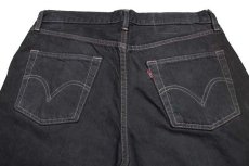 画像5: 00s ポーランド製 Levi'sリーバイス 751 ブラック デニムパンツ 後染め w31 L34★SDP1547 ユーロ (5)