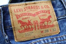 画像6: Levi'sリーバイス 550 デニムパンツ w38 L32★SDP1695 (6)