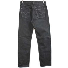 画像3: 00s ポーランド製 Levi'sリーバイス 751 ブラック デニムパンツ 後染め w31 L34★SDP1547 ユーロ (3)