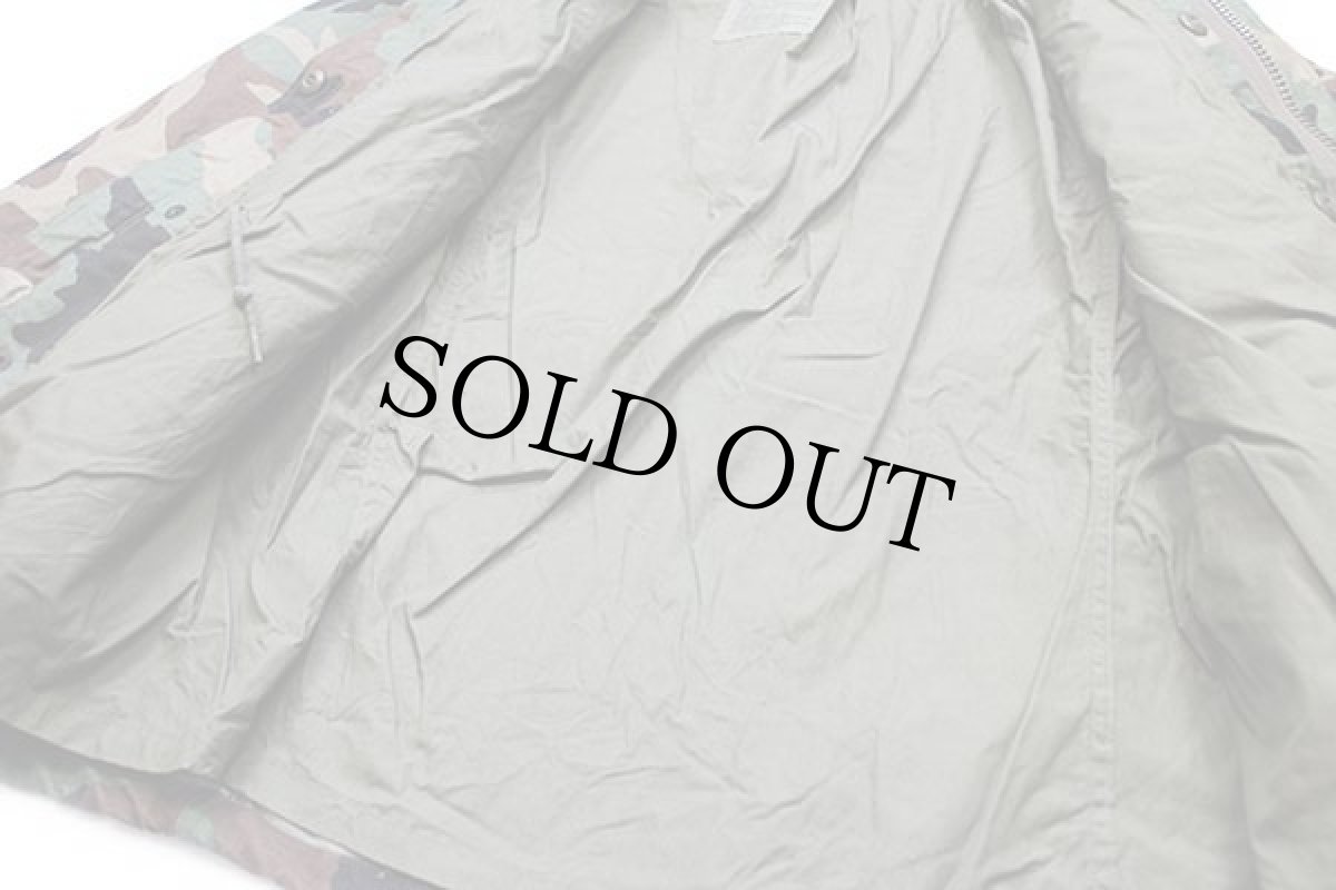 画像5: 90s 米軍 U.S.NAVY SEABEES パッチ付き ウッドランドカモ M-65 フィールドジャケット S-S★01 (5)