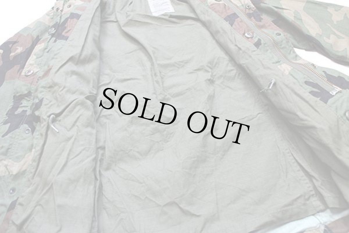 画像5: 80s 米軍 U.S.ARMY ウッドランドカモ M-65 フィールドジャケット XS-R★07 (5)