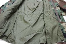 画像5: 90s 米軍 U.S.NAVY SEABEES パッチ&刺繍 ウッドランドカモ M-65 フィールドジャケット S-R★08 (5)