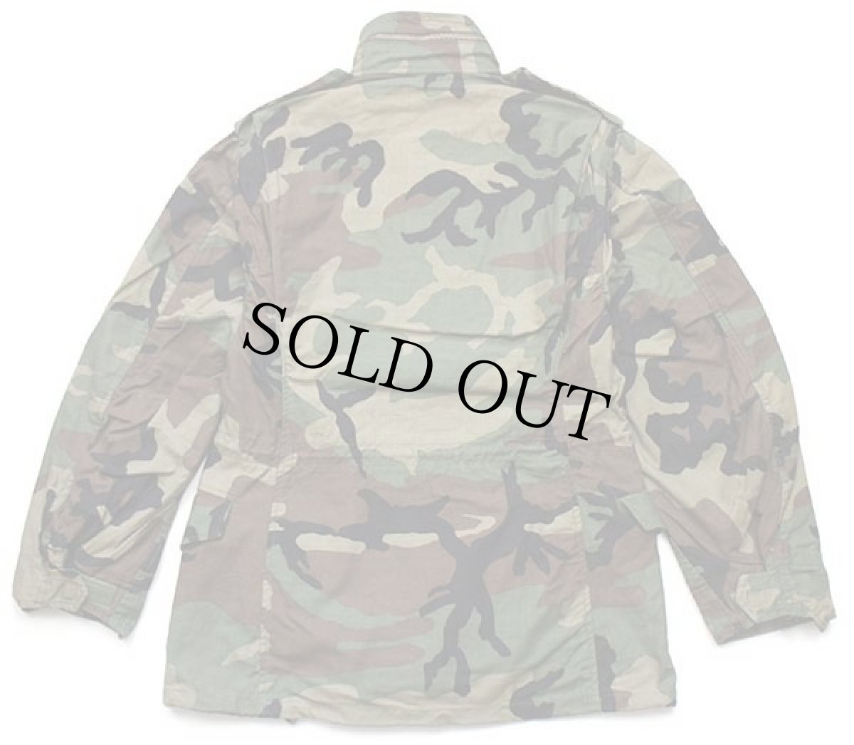 画像2: 80s 米軍 U.S.ARMY ウッドランドカモ M-65 フィールドジャケット XS-R★07 (2)