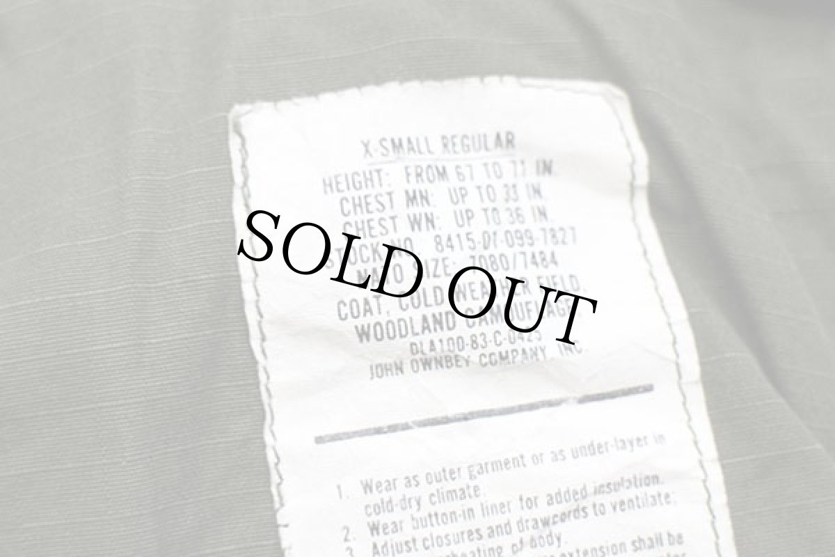 画像4: 80s 米軍 U.S.ARMY ウッドランドカモ M-65 フィールドジャケット XS-R★07 (4)