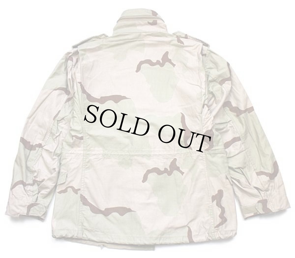 画像2: 90s 米軍 U.S.ARMY デザートカモ M-65 フィールドジャケット M-R★03 (2)