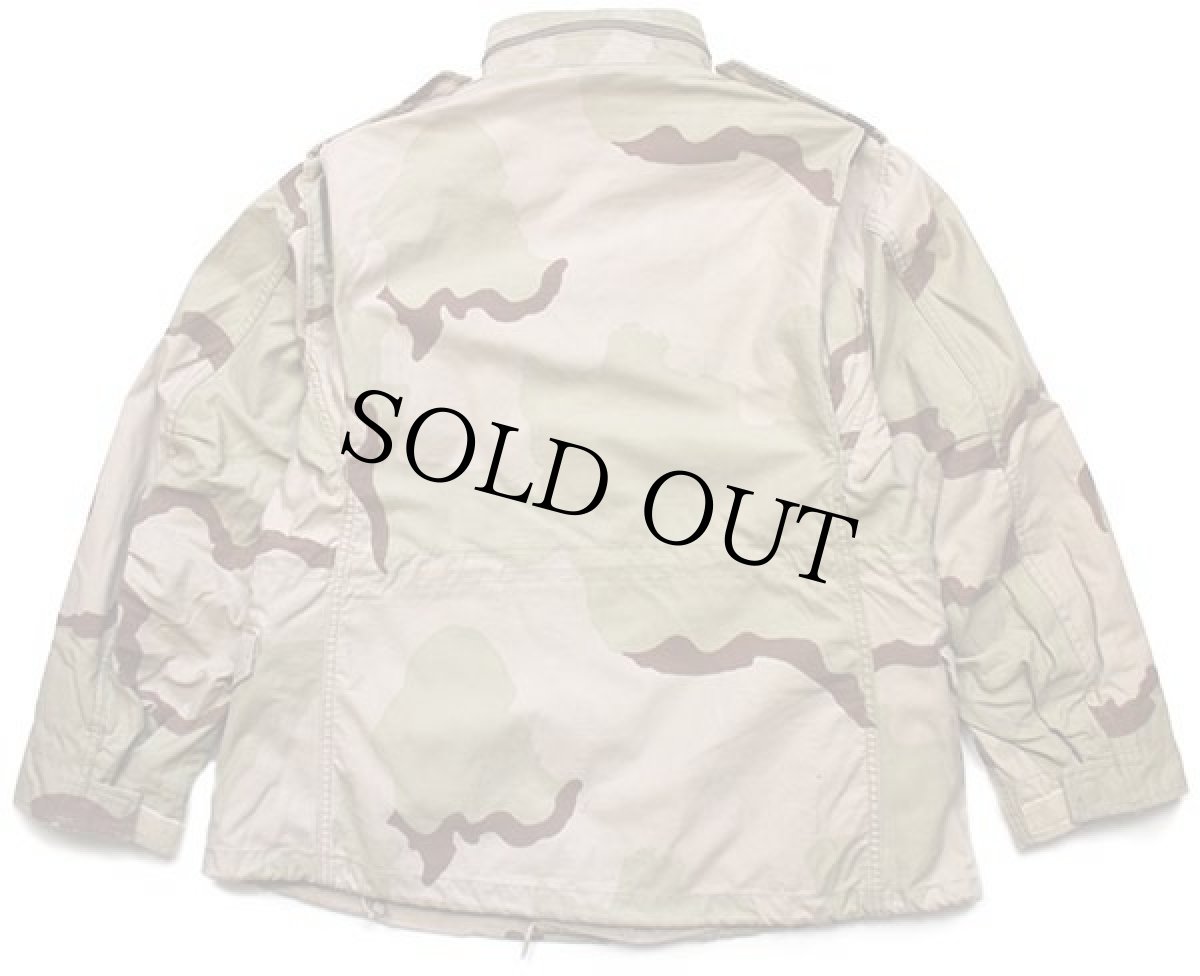 画像2: 90s 米軍 U.S.ARMY デザートカモ M-65 フィールドジャケット M-S★02 (2)