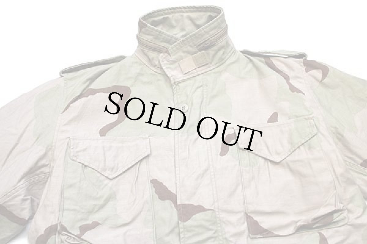 画像3: 90s 米軍 U.S.ARMY デザートカモ M-65 フィールドジャケット M-R★03 (3)