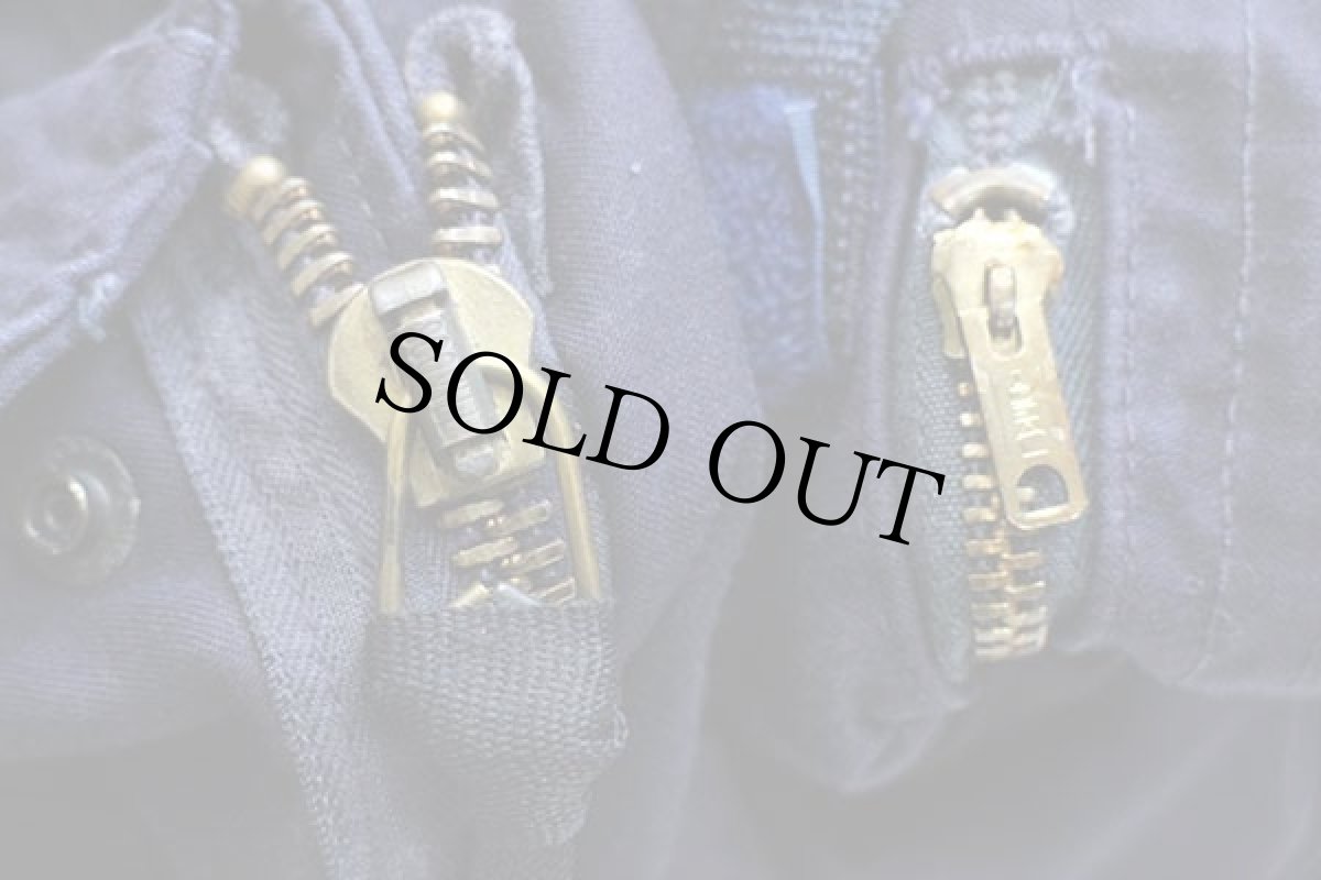 画像5: 90s USA製 John Ownbey M-65 フィールドジャケット 紺 XS-R (5)