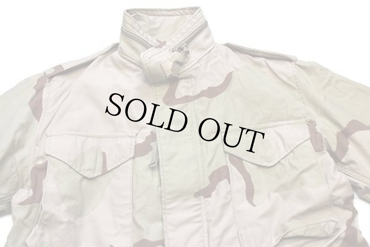 画像3: 90s 米軍 U.S.ARMY デザートカモ M-65 フィールドジャケット M-S★02 (3)