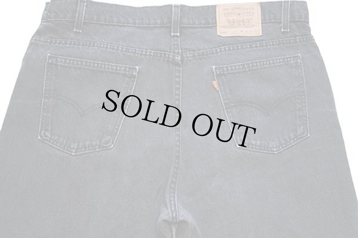 画像5: 90s USA製 Levi'sリーバイス 550 ブラック デニムパンツ w40 L32 (5)