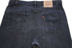 画像5: 90s USA製 Levi'sリーバイス 550 ブラック デニムパンツ w40 L32★163 (5)