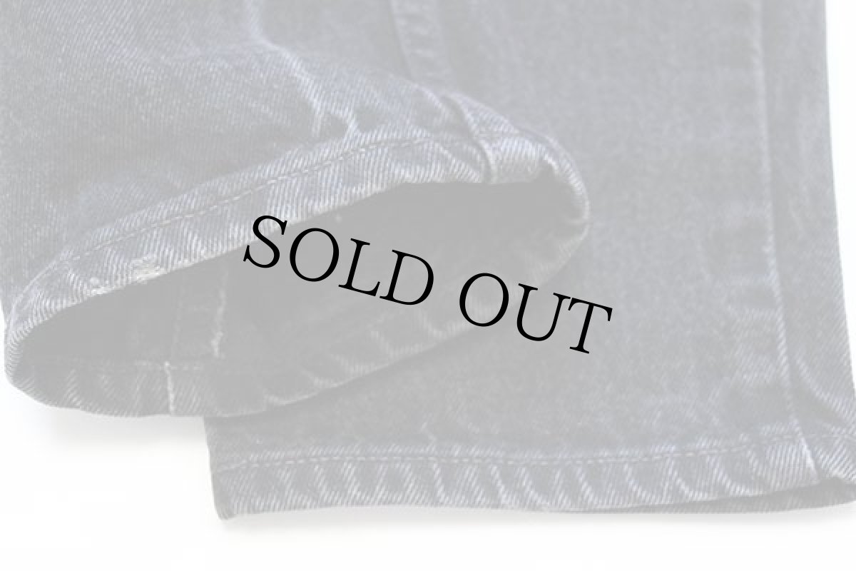 画像8: 90s USA製 Levi'sリーバイス 551 ブラック デニムパンツ 14 LONG (8)